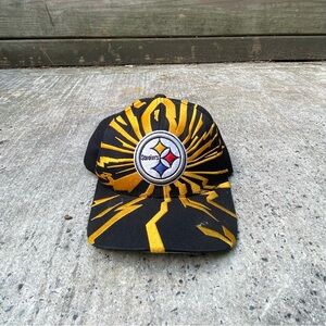 Vintage Steelers shockwave Mitchell & Ness Snap back hat